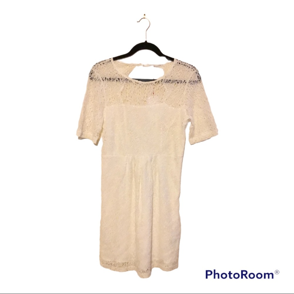 O2 Collection Lace Dress White Size Small #144